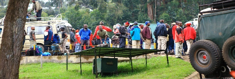 Moshi to Machame Gate to Machame Camp