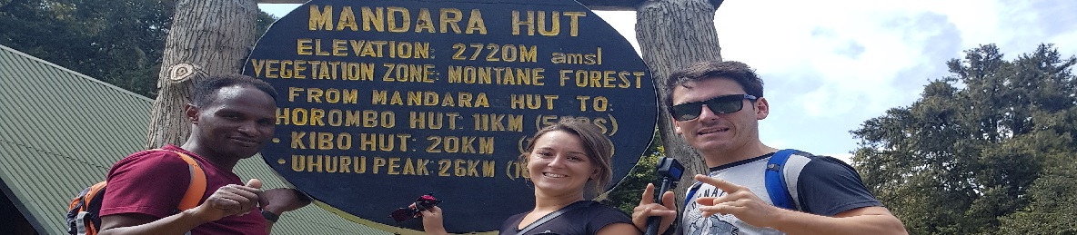 MOSHI TO MARANGU GATE TO MANDARA HUTS