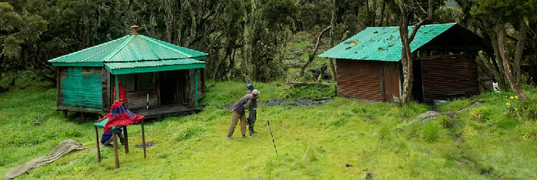  Nyabitaba Hut (2,552m) to John Matte Hut (3,414m)