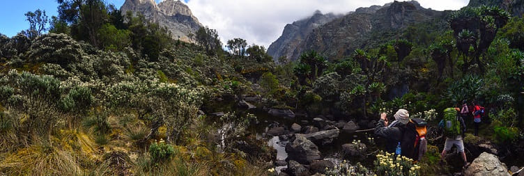 John Matte Hut to Nyabitaba to Nyakalengija then Entebbe