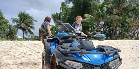 1-dnevna privatna tura quad biciklom na plaži Mchangani, Zanzibar (2026. - 2027.)