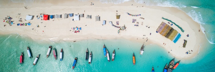 ジャンビアニの干潮コーラル ウォーク ツアー
