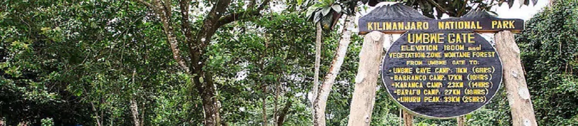 Moshi to Umbwe Gate – Umbwe Cave Camp