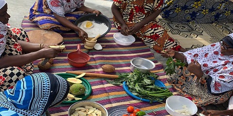 Njem klaasị nri Swahili nkeonwe nke ọkara ụbọchị site na Mchangani Beach na Zanzibar (2026 - 2027)